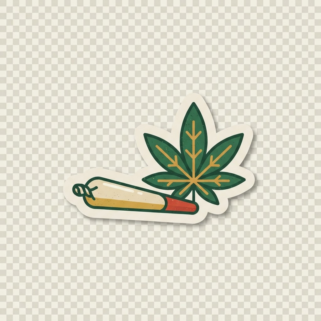 Figurine décorative d'une feuille et d'un joint